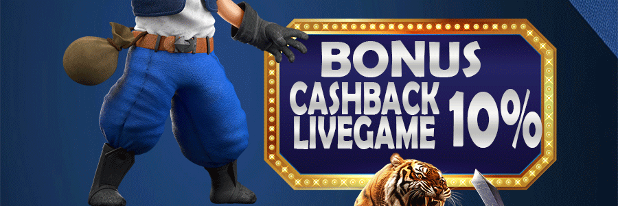 BONUS CASHBACK KHUSUS LIVE GAMES 10%